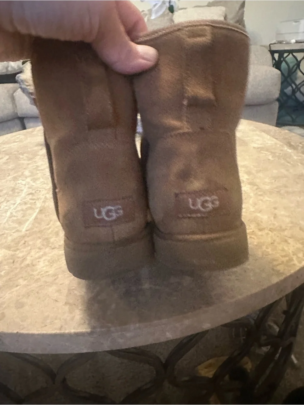 UGG Womens Cory I| Genuine Shearling Lined Boot Chestnut size 8,5
